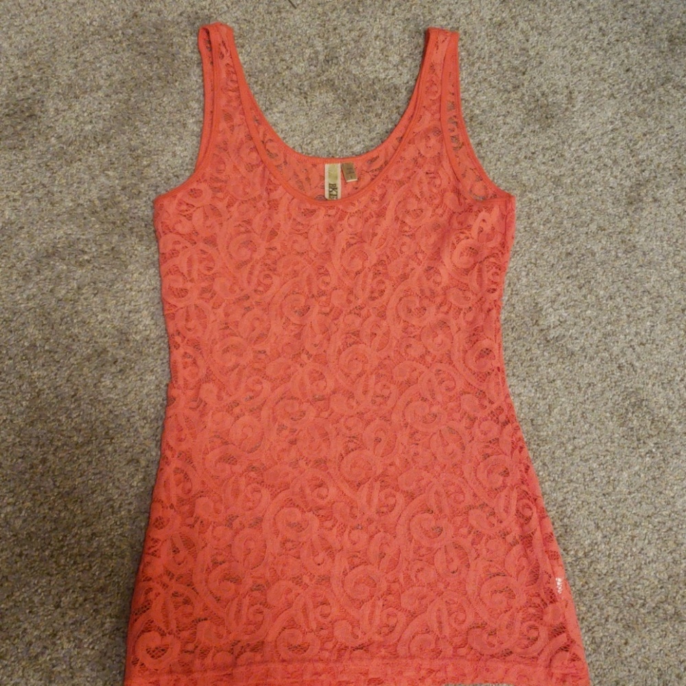 BKE Coral Lace Tank